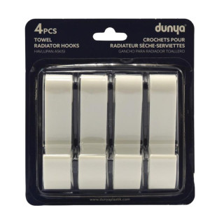 Wieszak na grzejnik łazienkowy kpl 4szt